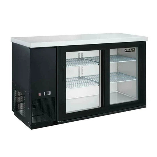 Dukers 48" Back Bar Cooler - Glass Door