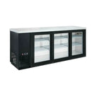 Dukers 72" Back Bar Cooler - Glass Door