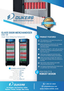 Dukers DSM-19R One Glass Door Refrigerator