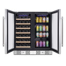 Empava Dual Zone Wine & Beverage Cooler Fridge