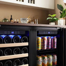 Empava Dual Zone Wine & Beverage Cooler Fridge