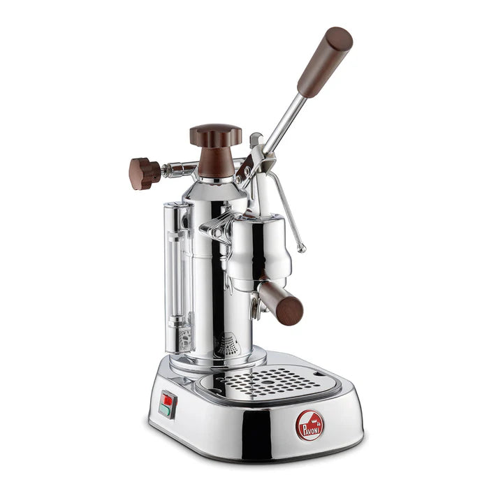 La Pavoni Europiccola - Chrome with Wood