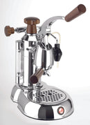 La Pavoni "Stradivari" Europiccola 8 Cup - Chrome with Wood