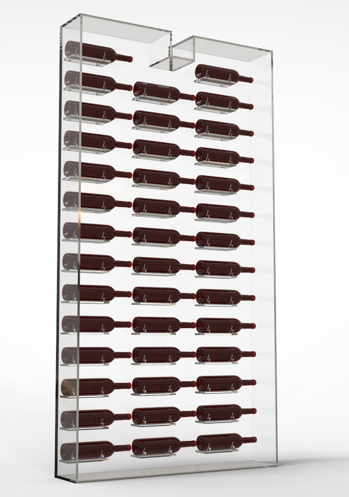 Modern Acrylic Upright Wine Rack