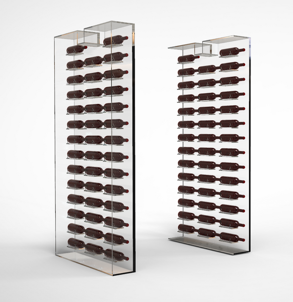 Modern Acrylic Upright Wine Rack