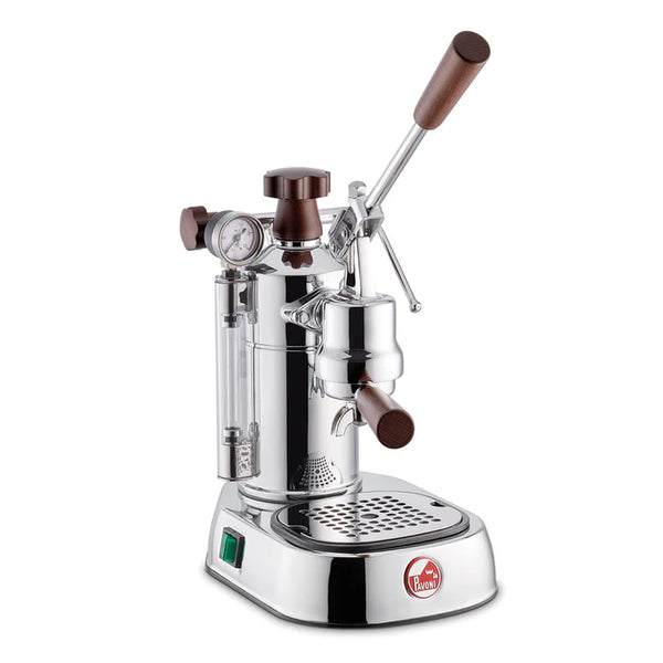 La Pavoni Professional - Chrome with Wood #PCW-16