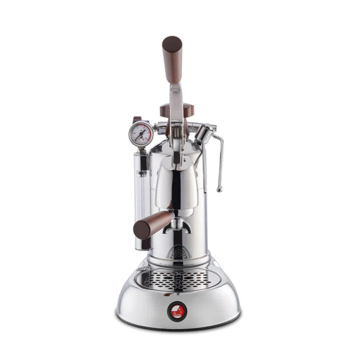 La Pavoni "Stradivari" 16 Cup Professional - Chrome with Wood